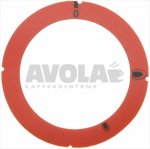 MARKIERUNGSRING AUFKLEBER ROT PILOTSYMBO