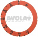 MARKIERUNGSRING AUFKLEBER ROT 30-90&deg;C