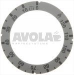 SCHEIBE SELBSTKLEBEND 0-120 MIN.