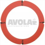 MARKIERUNGSRING AUFKLEBER ROT 0-1-2-3