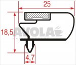 EINSTECKDICHTUNG 800x680 mm