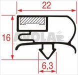 STECKDICHTUNG 1635x600 mm