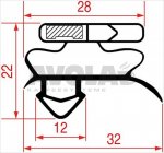 STECKDICHTUNG 1380x680 mm