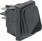 Schalter 2-polig Instant. schwarz