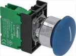 HALTDRUCKKNOPF PILZFÖRMIG BLAU 6A 240V