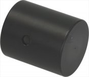 DREHKNOPF AUS KUNSTSTOFF SCHWARZ