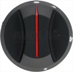 DREHKNOPF SCHWARZ ø 65 mm MIT SIEBDRUCK