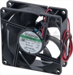 AXIALVENTILATOR SUNON 80x80x25 mm