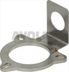 BEFESTIGUNGSPLATTE GEWINKELT ø 43x80x4mm