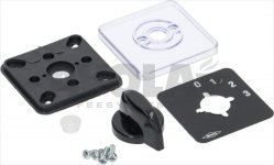 DREHKNOPF SCHWARZ UMSCHALTER 0-1-2-3 KIT