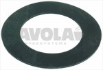 FLACHDICHTUNG GUMMI &oslash; 77x48x2 mm