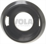 RINGMUTTER KNOPF SCHWARZ ø 91 mm