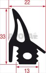 DICHTUNG FÜR OFENTÜR 2875 mm