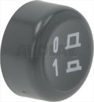 TASTE RUND GRAU ø 25 mm 