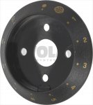 RING F. DREHKNOPF SCHWARZ &oslash; 58 mm 1-10