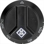 KNOPF SCHWARZ ø 66 mm 30-110°C