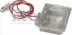 LAMPENFASSUNG MIT LAMPE G9 40W 230V