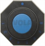 DREHKNOPF SCHWARZ 66x66 mm 1-2-3-4-5-6-7