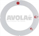 SCHEIBE SELBSTBLEB. OHNE ZÜNDFLAMMESYMB.