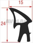 DICHTUNG FÜR OFENTÜR 2225 mm