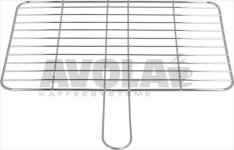 GITTER VERCHROMT MIT GRIFF 343x220 mm