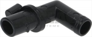 AUSLAUFANSCHLUSS SCHWARZ &oslash; 9 mm