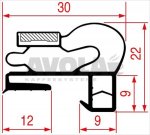HALBRAHMENDICHTUNG 1540x729 mm