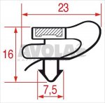 STECKDICHTUNG 1490x705 mm