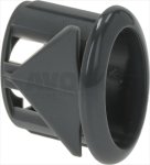 DRUCKKNOPF GEHÄUSE ELLIPT. 21x11 mm GRAU