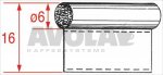 DICHTUNG 6xh16 mm 25 m