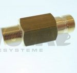 Bezzera Fitting Anschluss für Dampfhahn und Heisswasserhahn M14xM13 mit Rille für O-Ring (ab 29.01.2014)