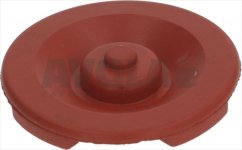 HALTER-GUMMITEIL AUS SILIKON ROT