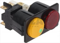 SCHALTER 2-POLIG UND LAMPE 16A 250V