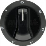 DREHKNOPF SCHWARZ ø 52 mm 0-1-2-3-4-5-6