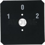 KLEBEETIKETT 1-0-2 SCHWARZ 58x58 mm