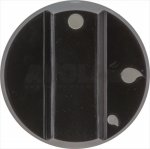 DREHKNOPF SCHWARZ ø 70 mm SIEBDRUCK