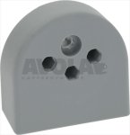 KABELHALTER GRAU 50x47x15 mm