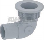 ABLAUFSTUTZEN AUFGEBOHRT