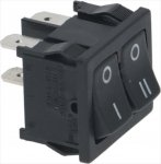 DOPPELTER SCHALTER EINPOLIG 10A 250V