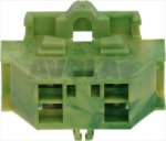 KLEMME 2-POLIG GRÜN-GELB