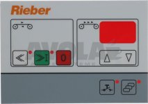 TASTATURFOLIE KLEBEND 131x92 mm