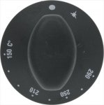 DREHKNOPF SCHWARZ ø 70 mm 150-290&deg;C