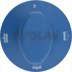 DREHKNOPF BLAU ø 70 mm MIT SIEBDRUCK