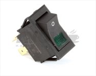 SCHALTER 2-POLIG SCHWARZ 10A 250V