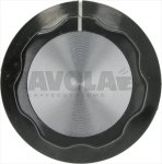 DREHKNOPF SCHWARZ ø 38 mm