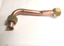FAEMA unteres Rohr zum Wasserstandsglas E61