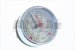 elektra dual pressure gauge yellow chrome
