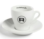 Rocket Cappuccinotasse weiss 6er Pack #rocketpeople I.P.A. Genova Flat White Tasse