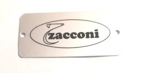 Zacconi Typenschild