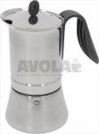 MOKA LADY 6 TASSEN GAT EDELSTAHL
